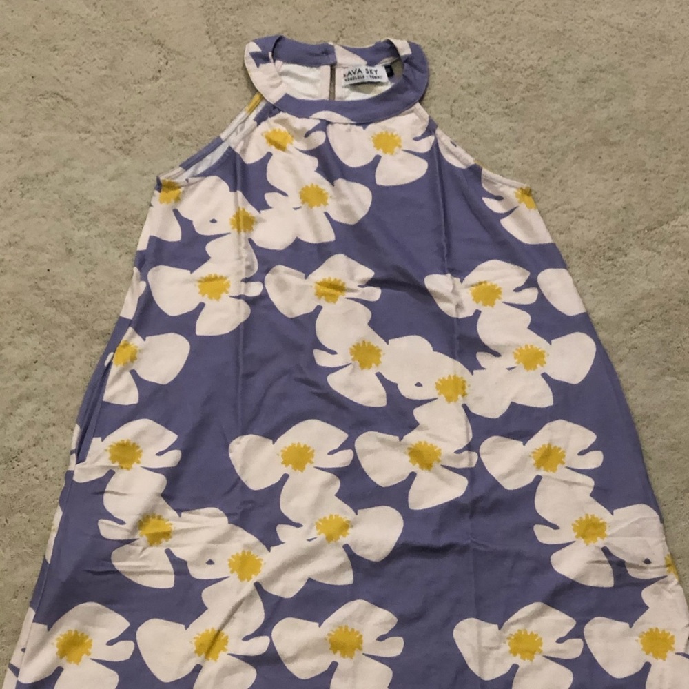 Ava Sky Fighting Eel Mini Dress